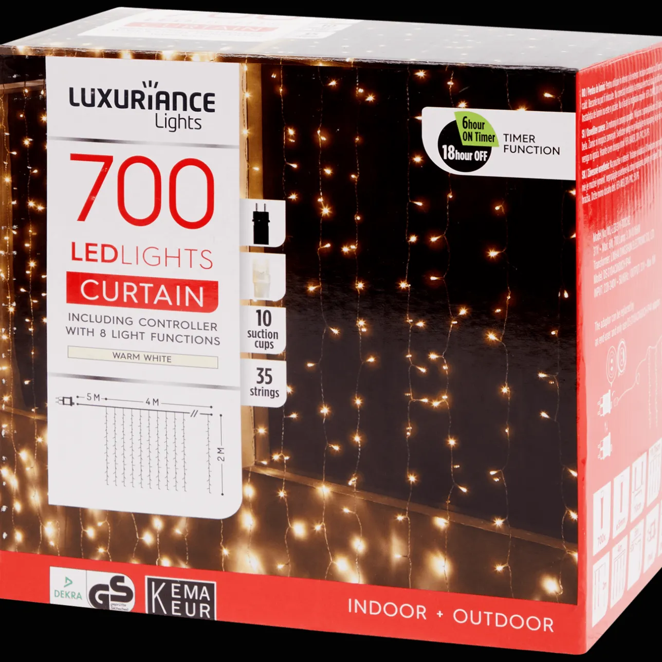 Luxuriance Lights gordijnverlichting> Seizoensdecoratie