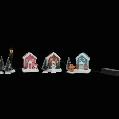 Magic Village kerstdorp met verlichting> Seizoensdecoratie
