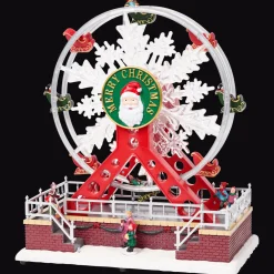 Magic Village kerstornament met muziek> Seizoensdecoratie