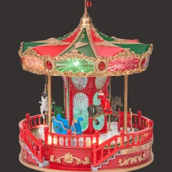 Magic Village kerstornament met muziek> Seizoensdecoratie