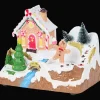 Magic Village kersttafereel met muziek> Seizoensdecoratie