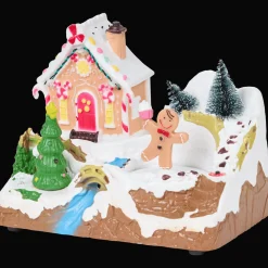Magic Village kersttafereel met muziek> Seizoensdecoratie