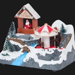 Magic Village kersttafereel met muziek><noscript><img width=
