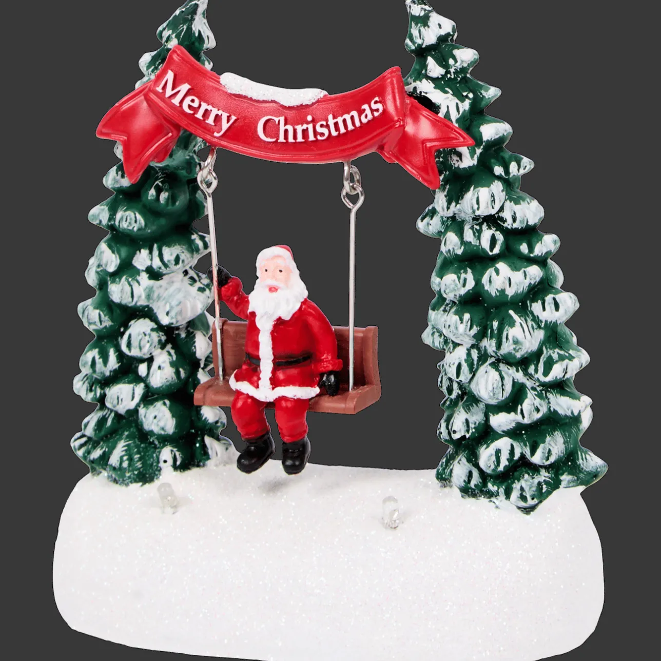 Magic Village schommel kersttafereel> Seizoensdecoratie