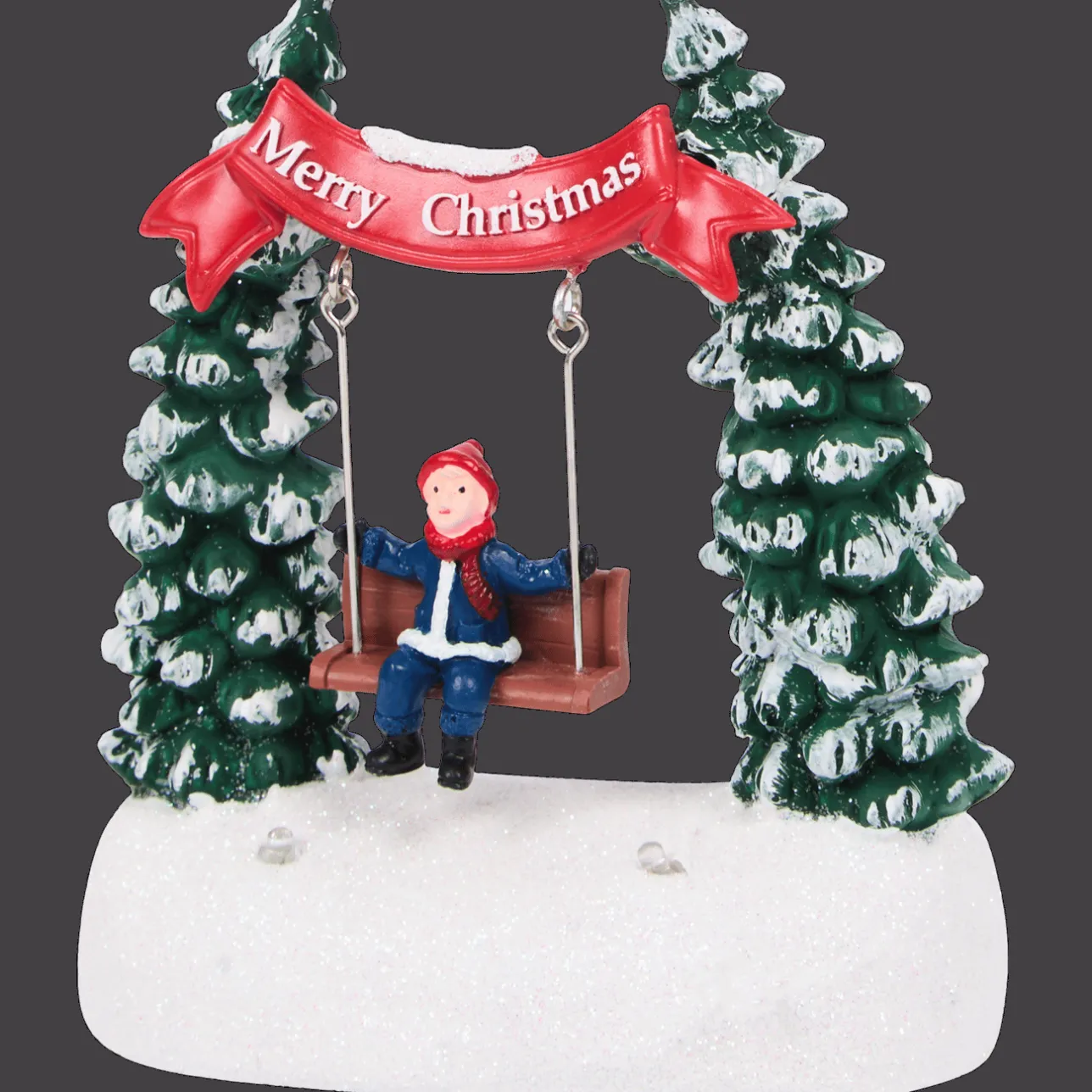 Magic Village schommel kersttafereel> Seizoensdecoratie