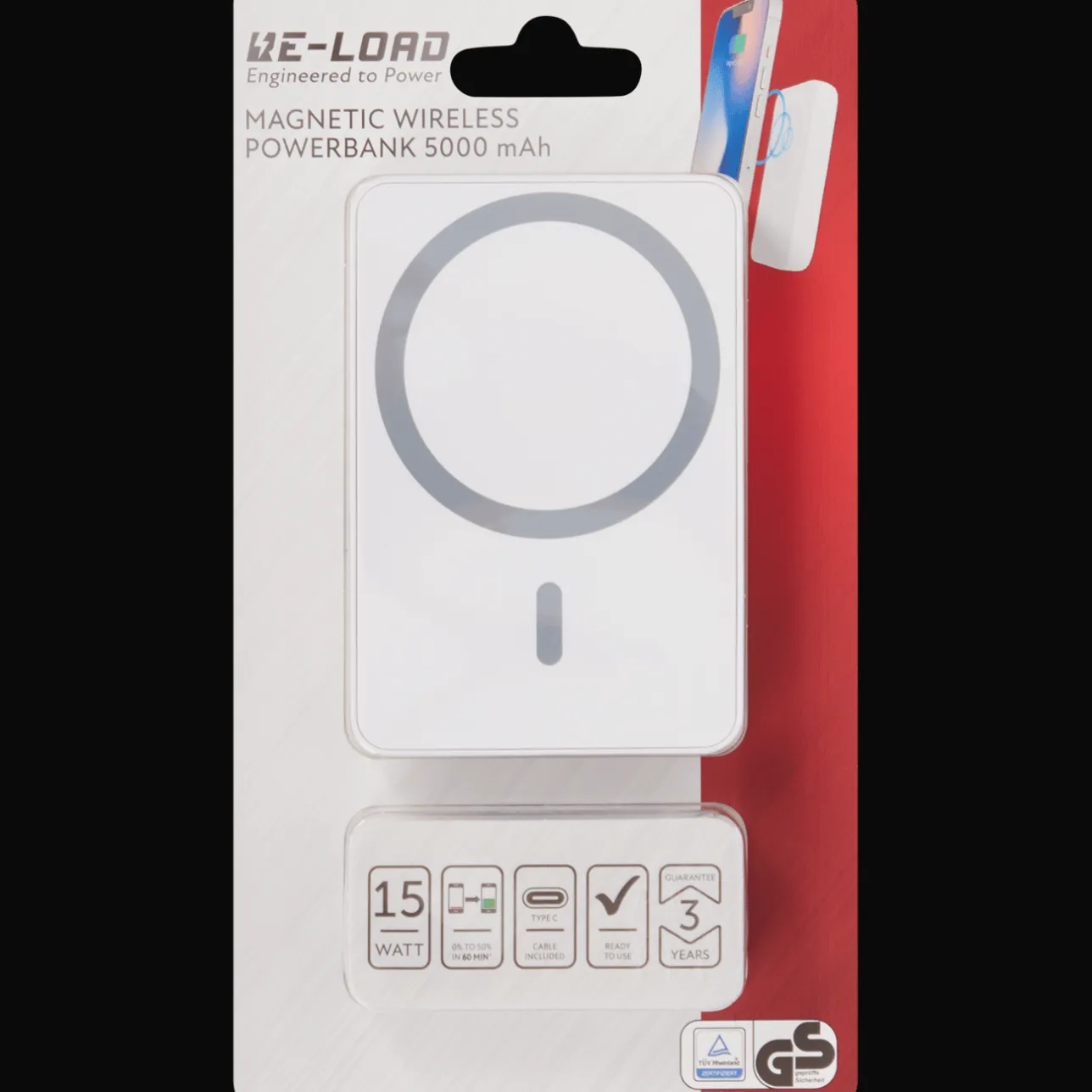Action Magnetische draadloze powerbank> Powerbanks & Opladers