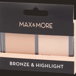 Max & More bronzer + highlighter> Make-Up