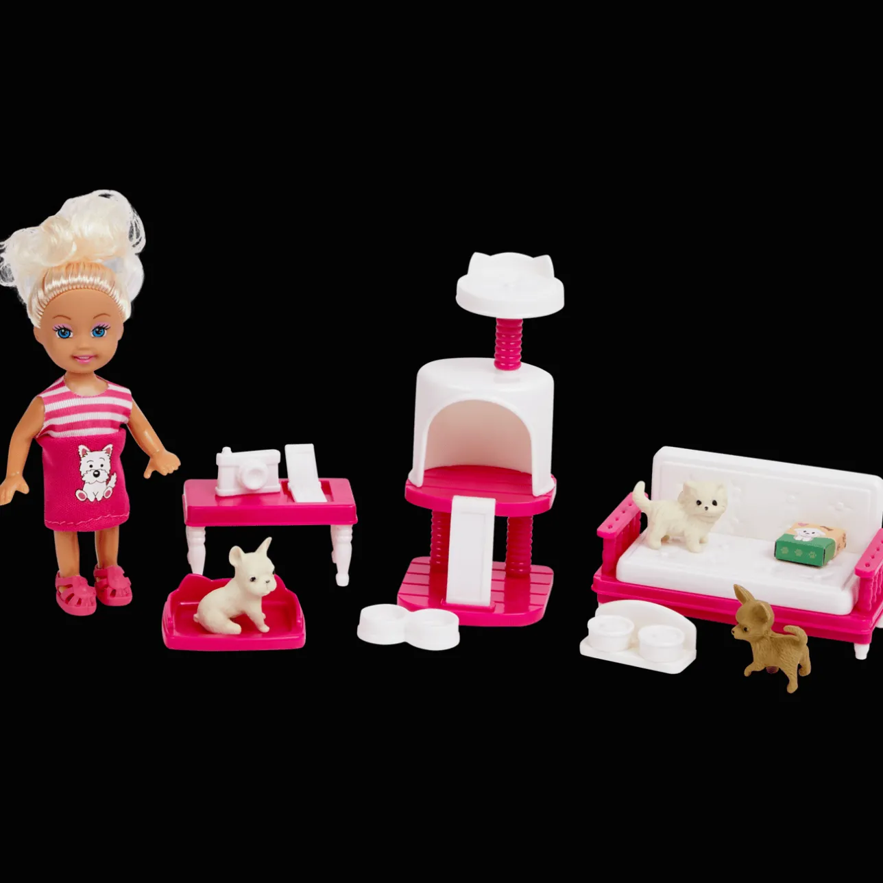 Action Mini-pop met accessoires> Knuffels & Poppen