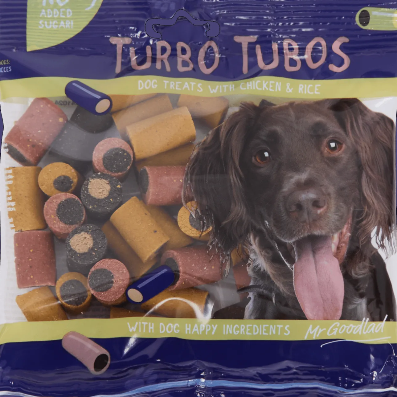 Action Mr. Goodlad Turbo Tubos hondensnack Kip en Rijst> Dierenvoeding