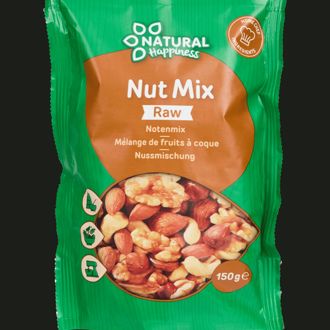 Action Natural Happiness notenmix Raw> Noten & Snacks