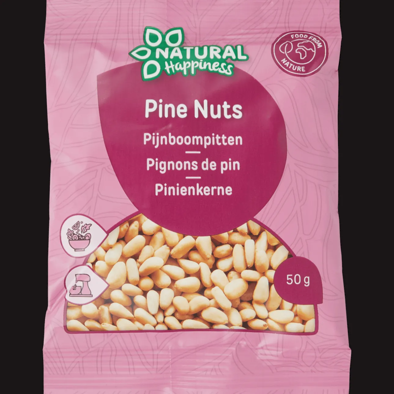 Action Natural Happiness pijnboompitten> Voeding