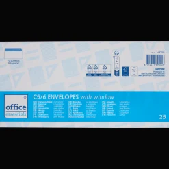 Office Essentials enveloppen met venster C5/6> Kaarten