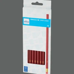 Office Essentials potloden met gum> Schrijfwaren