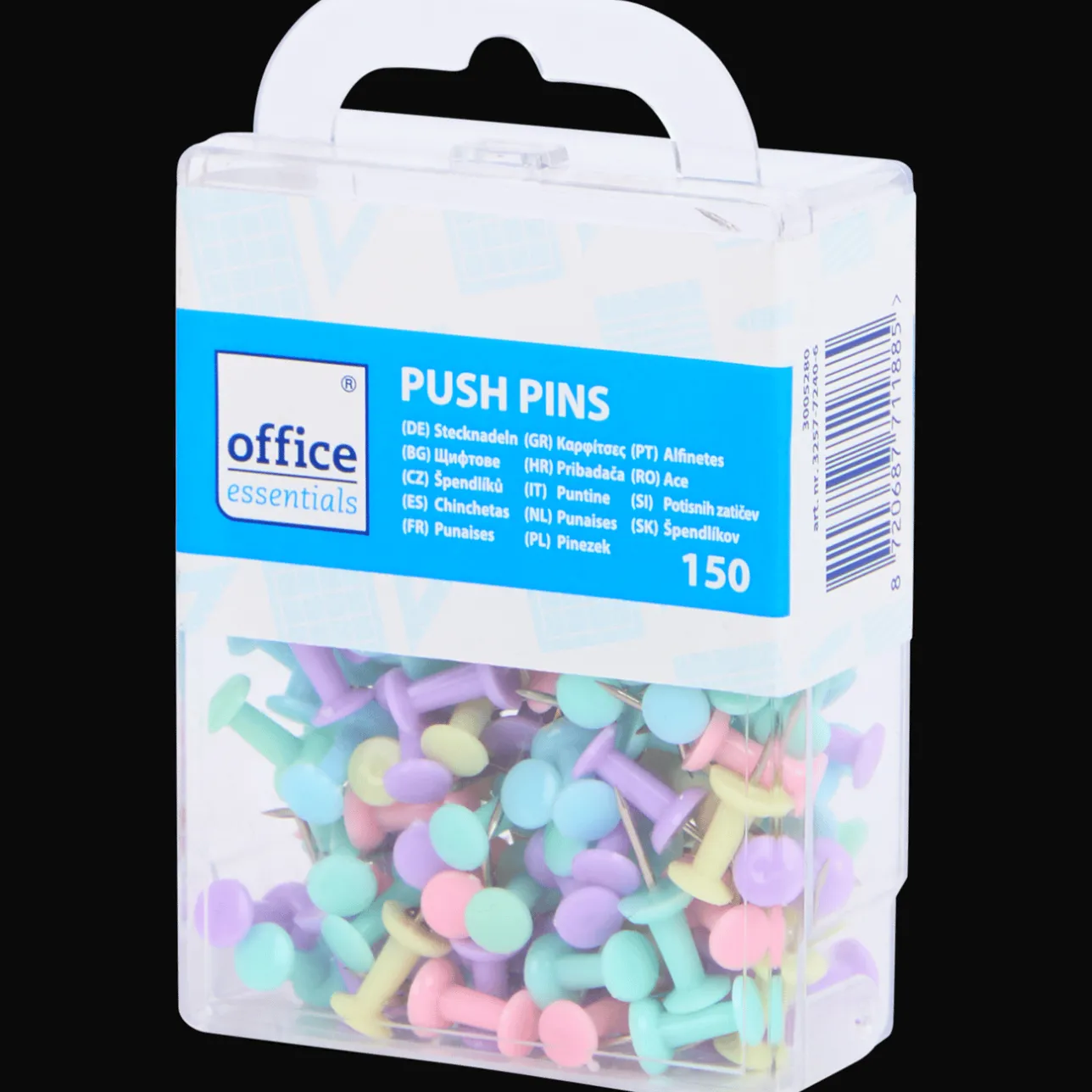 Office Essentials punaises> Bureau Accessoires
