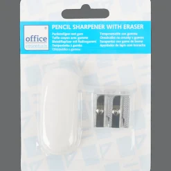 Office Essentials puntenslijper en gum> Bureau Accessoires
