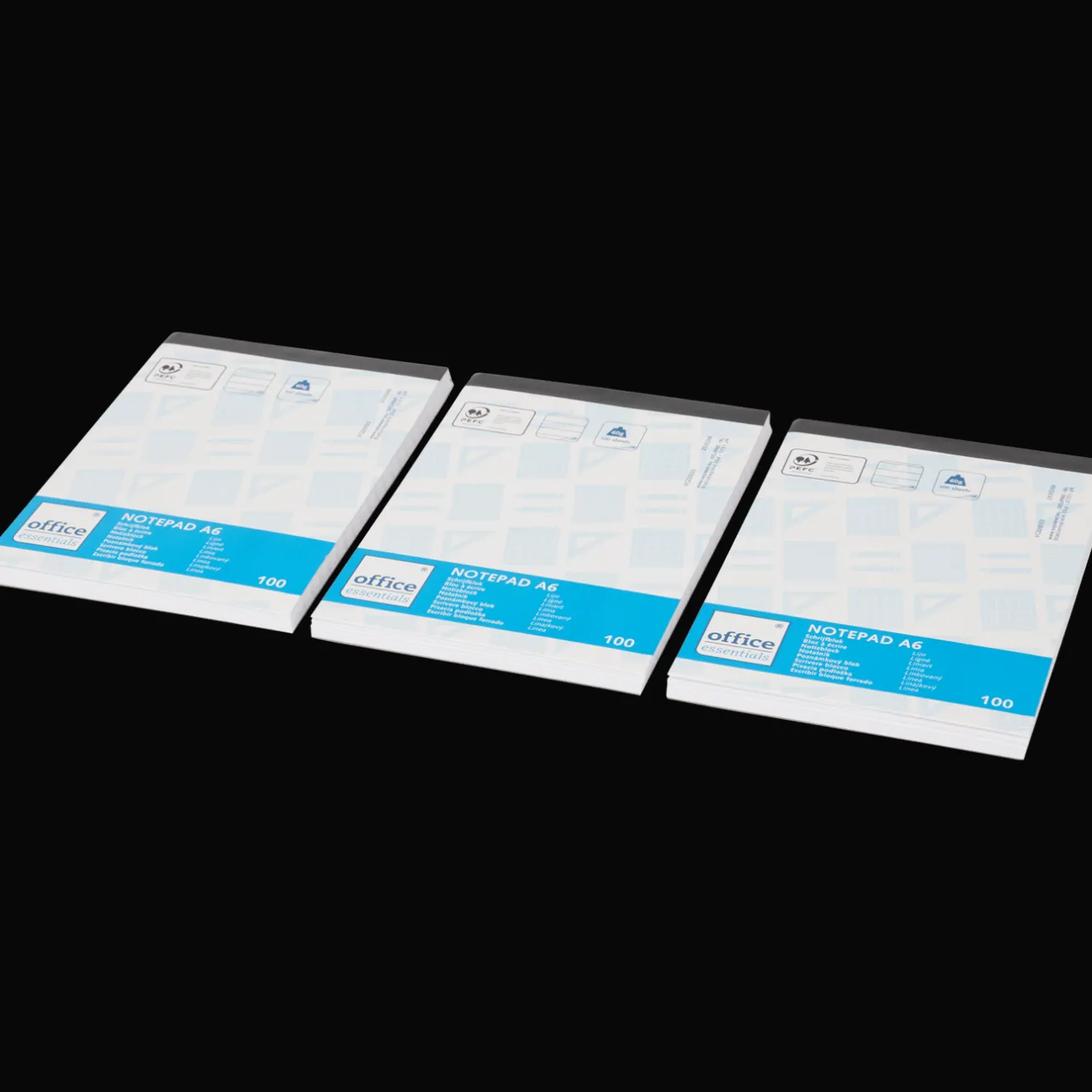 Office Essentials schrijfblokken A6> Papier & Schriften