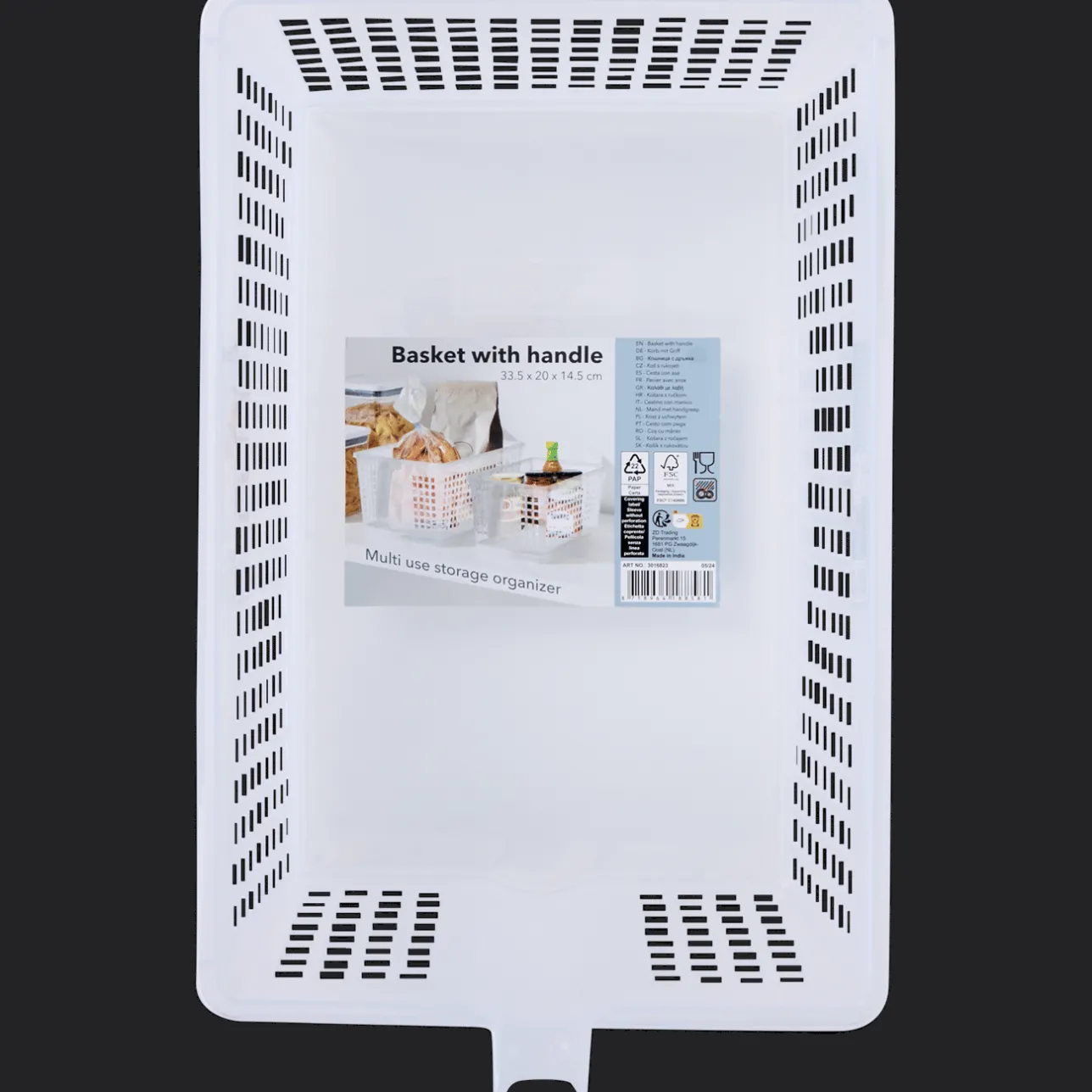 Action Opbergmand met handvat> Woonaccessoires