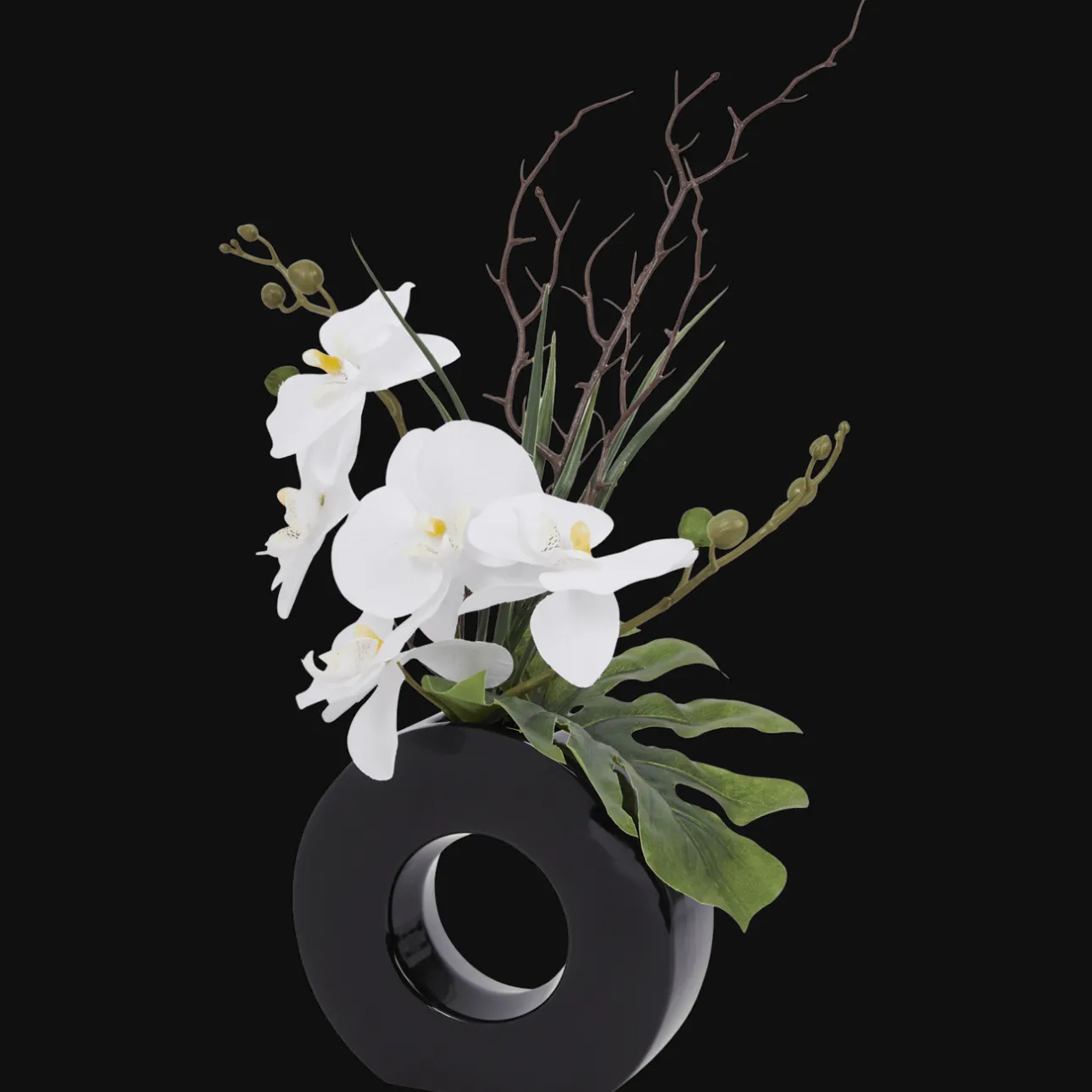 Action Orchidee in vaas> Kunstplanten & -Bloemen