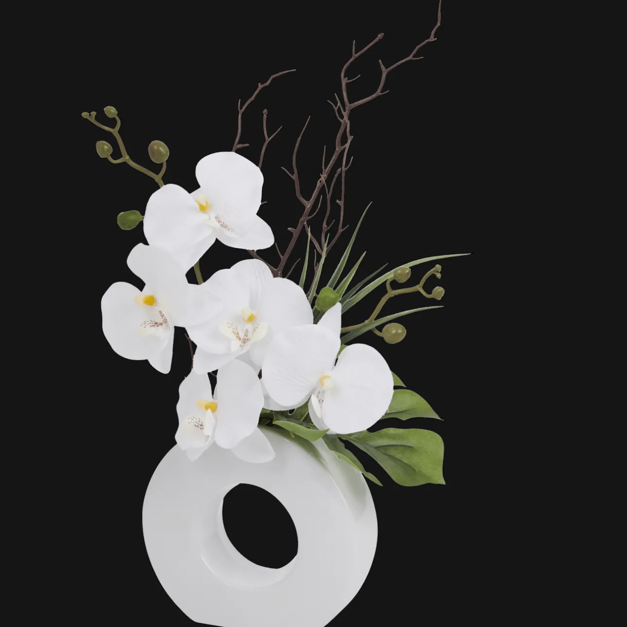 Action Orchidee in vaas> Kunstplanten & -Bloemen