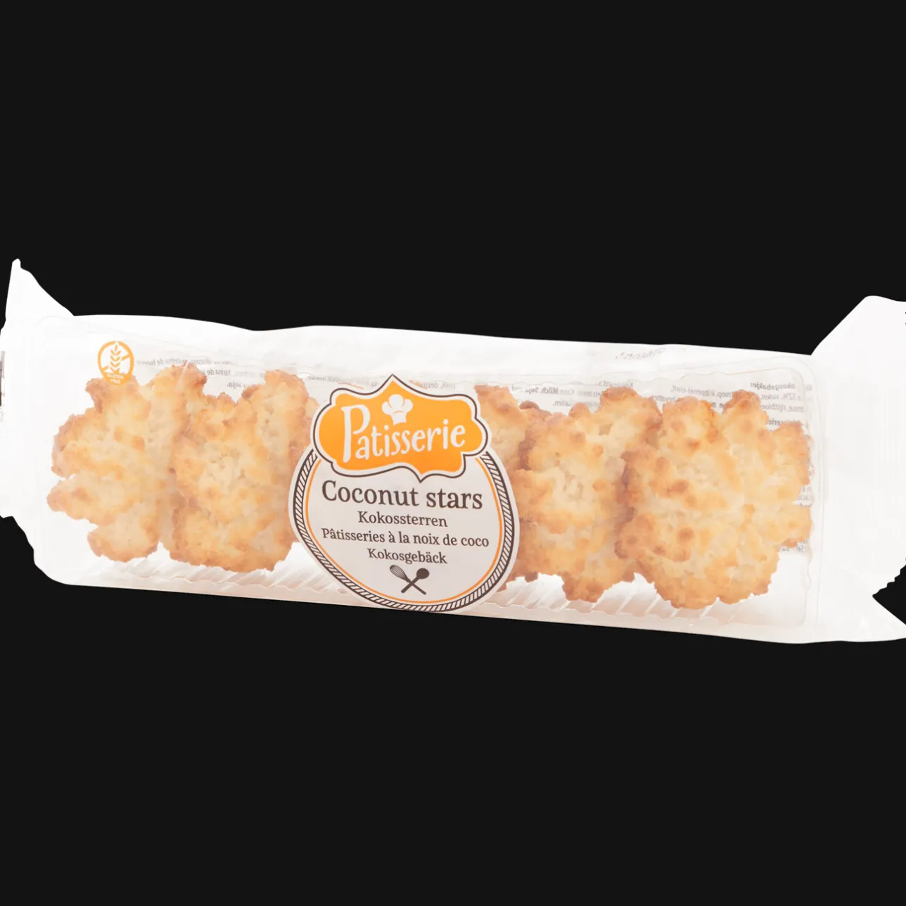 Patisserie kokossterren> Koek & Bakproducten
