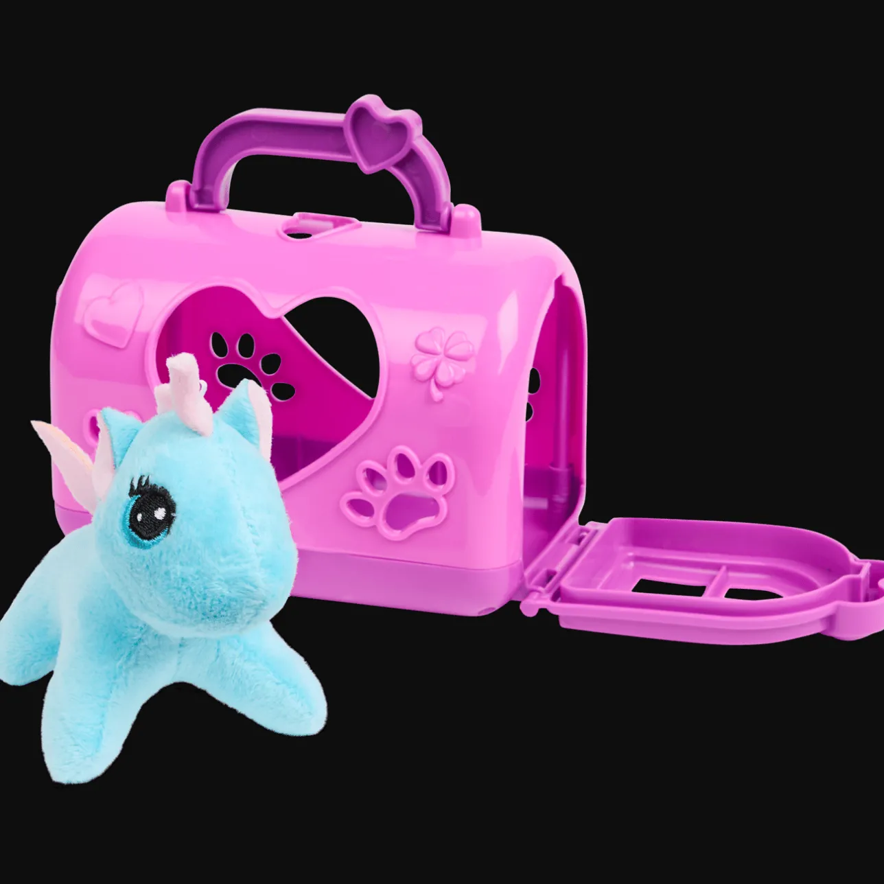 Action Pluchen dier in draagkoffer> Knuffels & Poppen