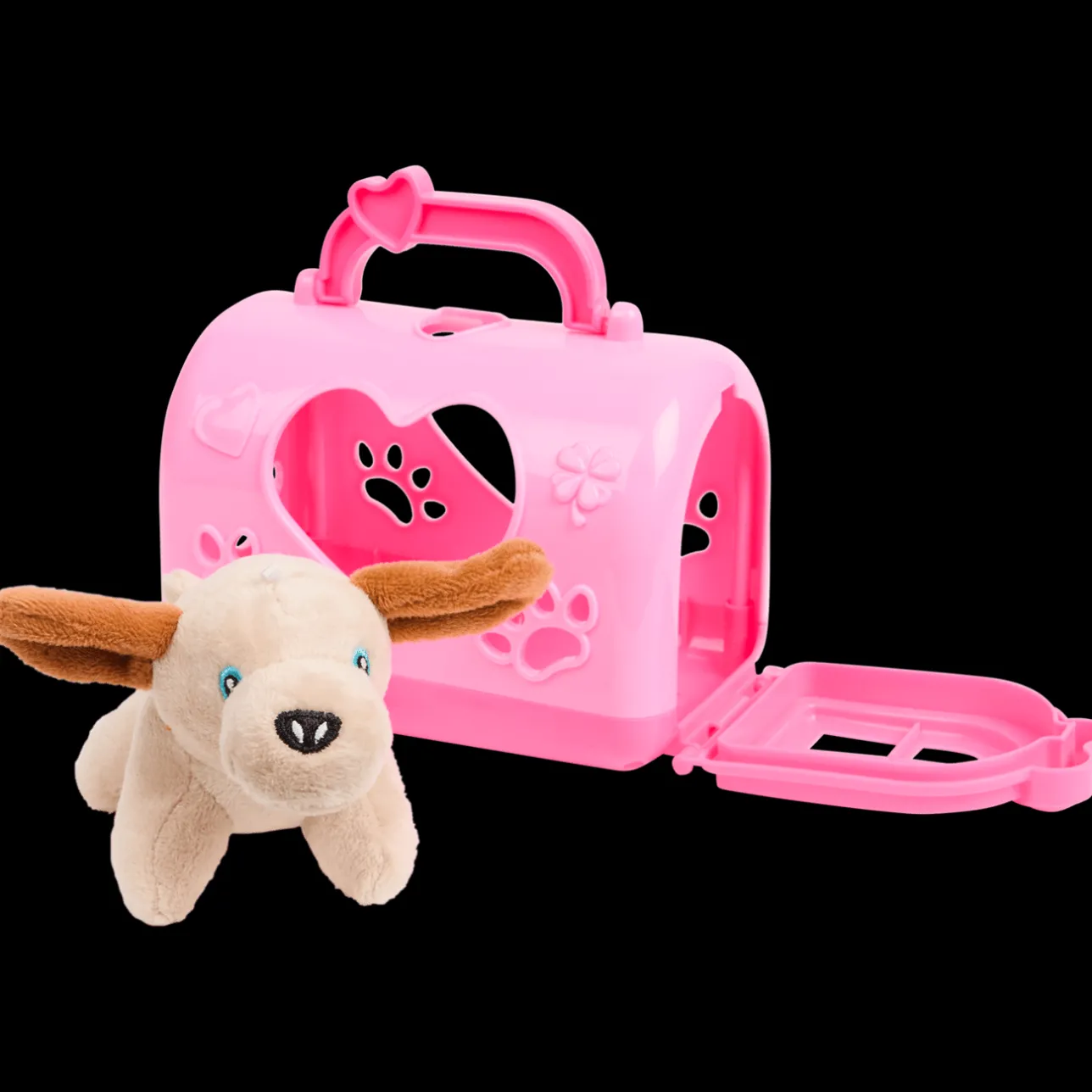 Action Pluchen dier in draagkoffer> Knuffels & Poppen