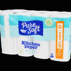 Pure Soft keukenpapier> Schoonmaakartikelen