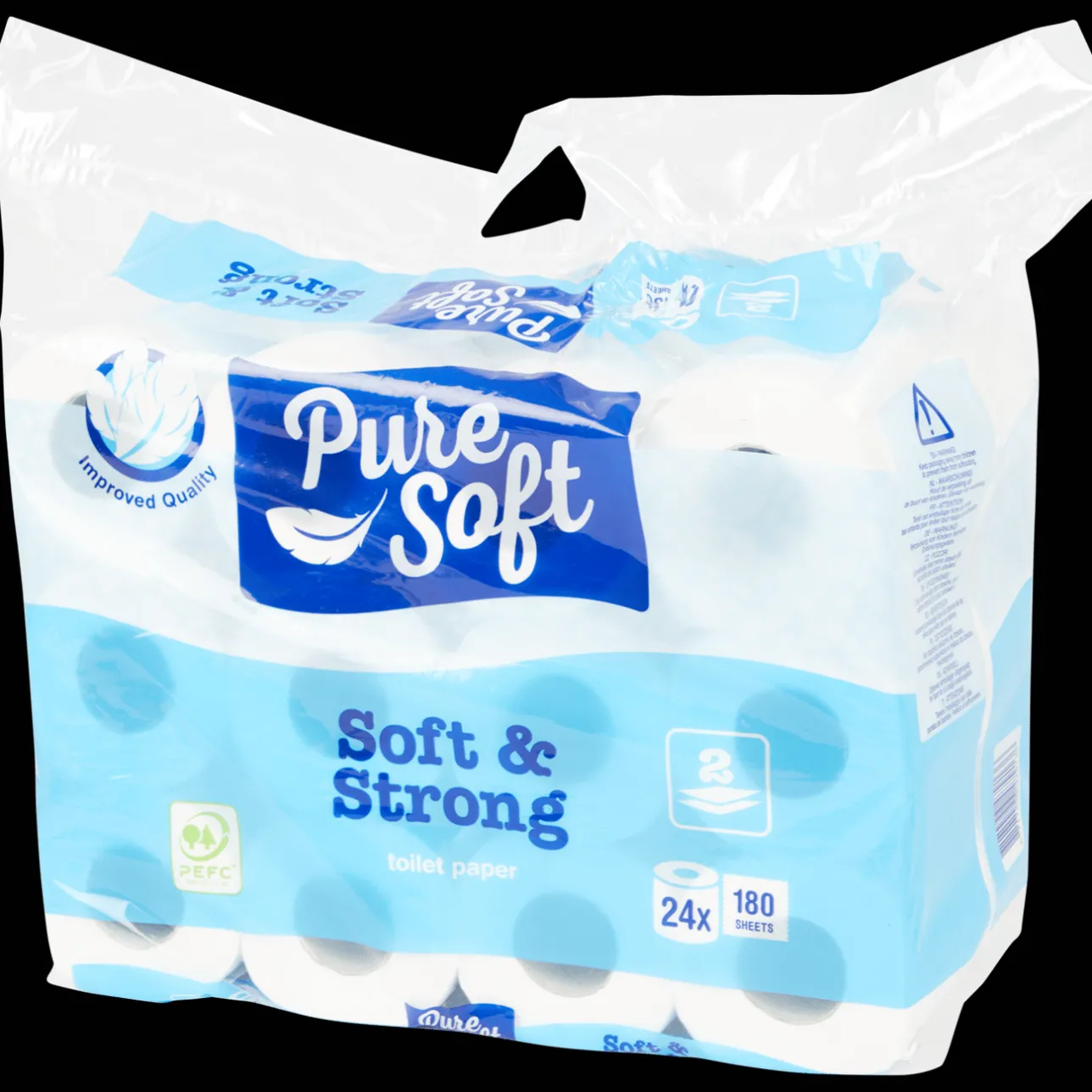 Pure Soft toiletpapier Soft & Strong> Toilet- & Keukenpapier