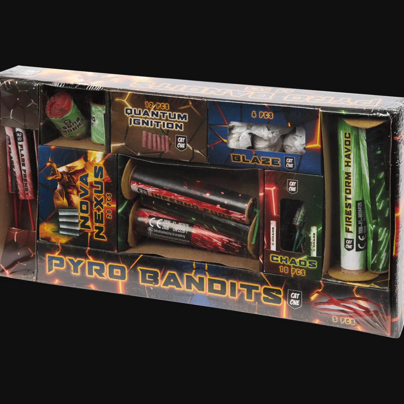 Action Pyro Bandits vuurwerkpakket> Feestartikelen