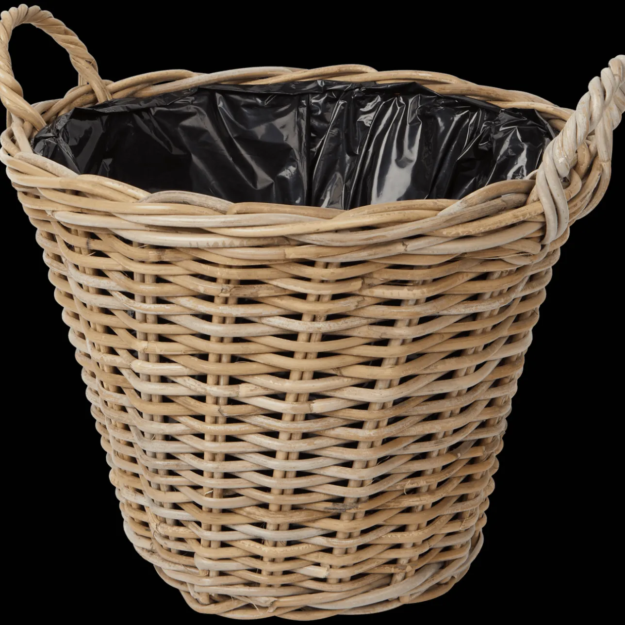 Action Rattan mand> Bloempotten