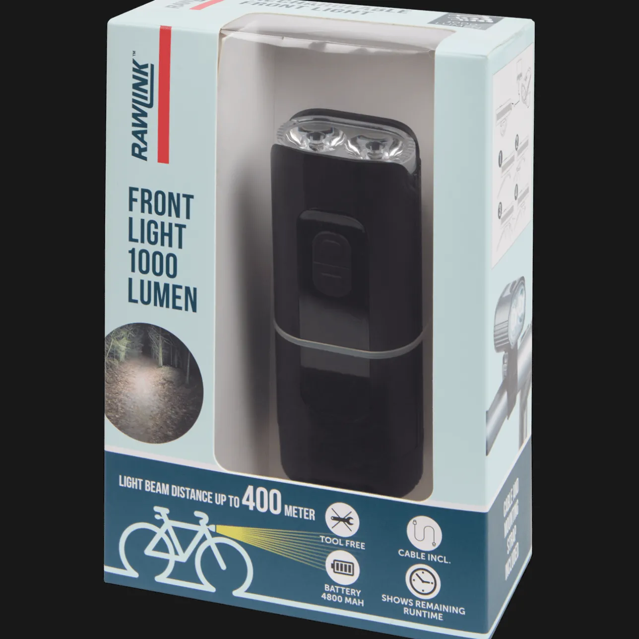 Action Rawlink oplaadbare fietslamp> Fietsaccessoires