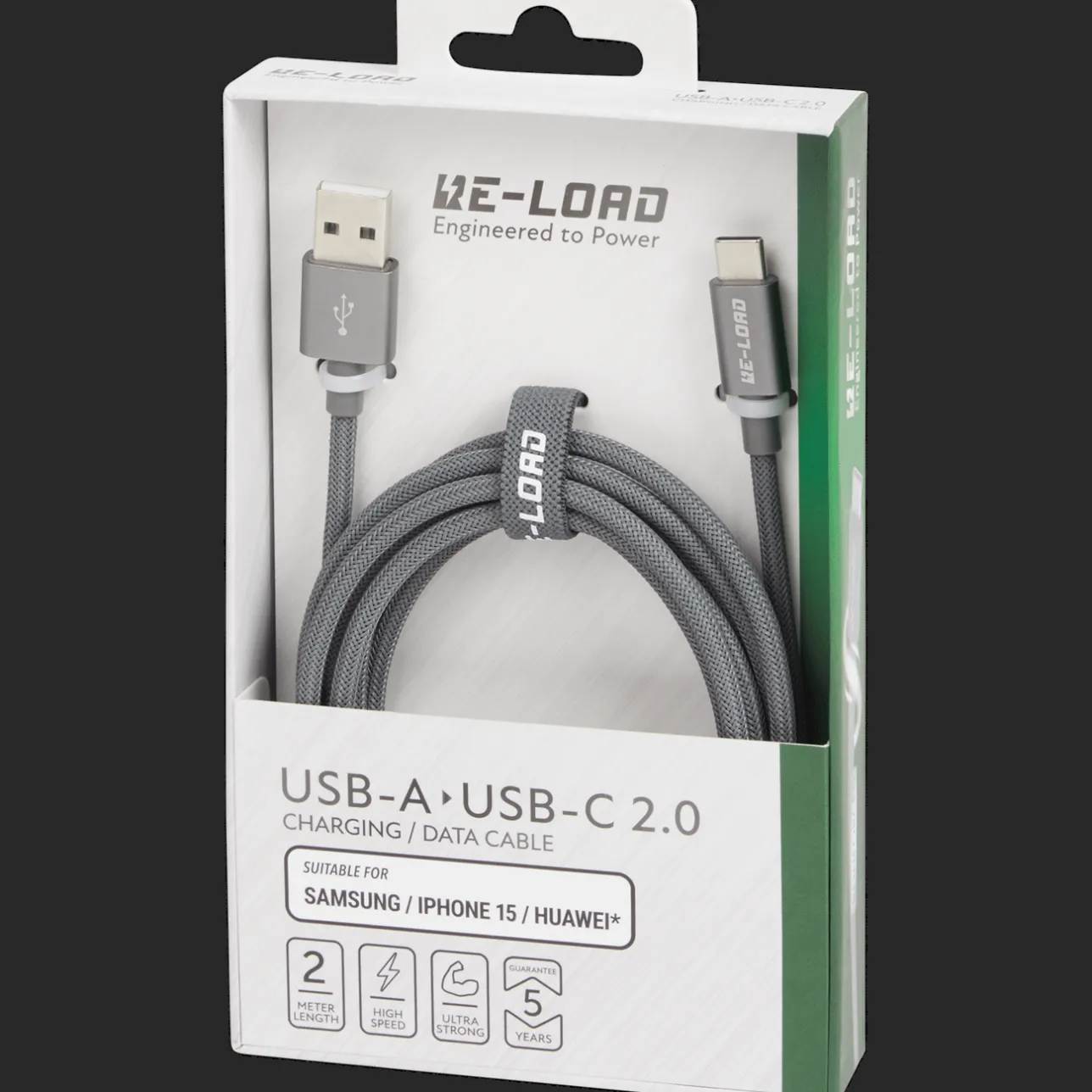 Re-load oplaad- en datakabel USB-C> Kabels & Splitters|Multimedia Accessoires