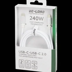 Re-load snelle laad- en datakabel USB-C naar USB-C 2.0><noscript><img width=