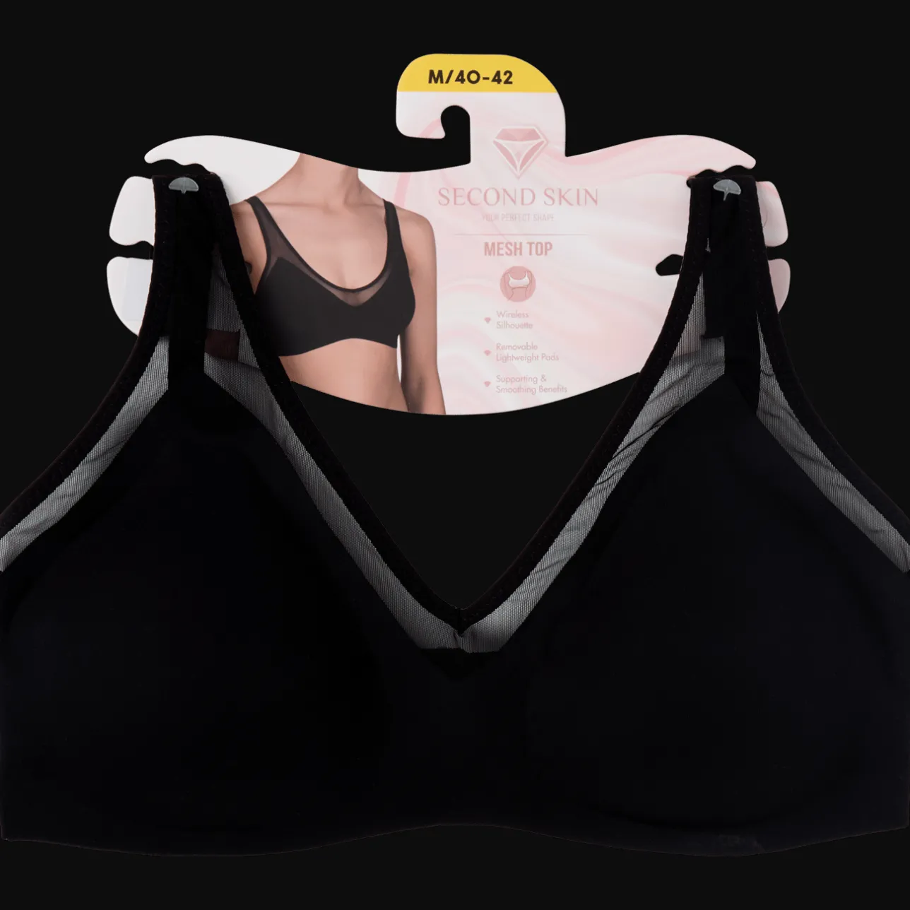Action Second Skin mesh bh-top> Ondergoed