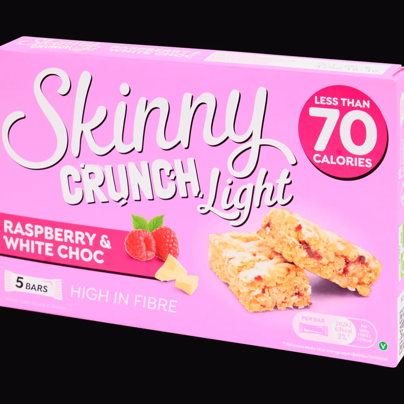 Skinny Bars Light mueslirepen Framboos & Witte Chocolade> Koek & Bakproducten