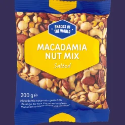 Action Snacks of the World macadamia notenmix> Noten & Snacks