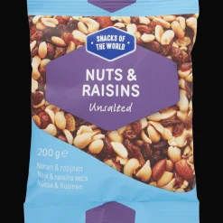 Action Snacks of the World noten en rozijnen> Chips
