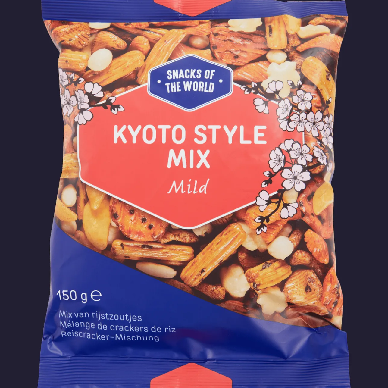 Action Snacks of the World rijstzoutjes mix Kyoto Style> Noten & Snacks