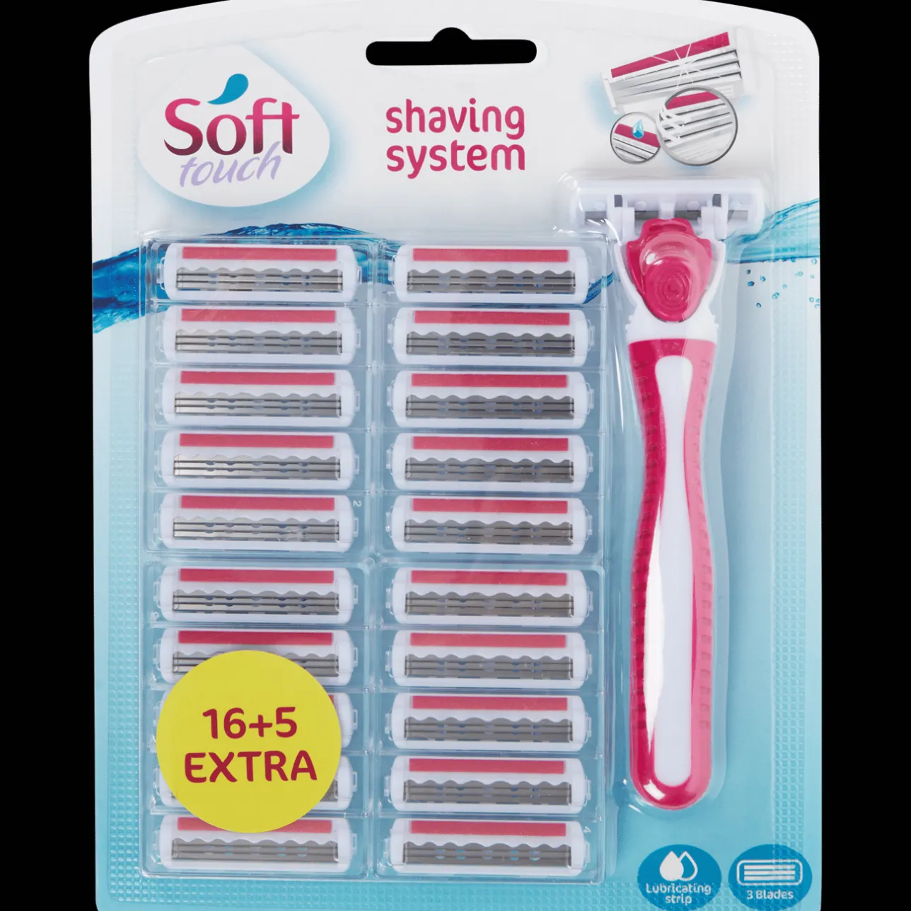 Soft Touch scheermes met extra mesjes>Heren Ontharen & Scheren