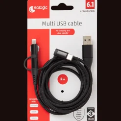 Action Sologic 3-in-1 laad- en datakabel><noscript><img width=