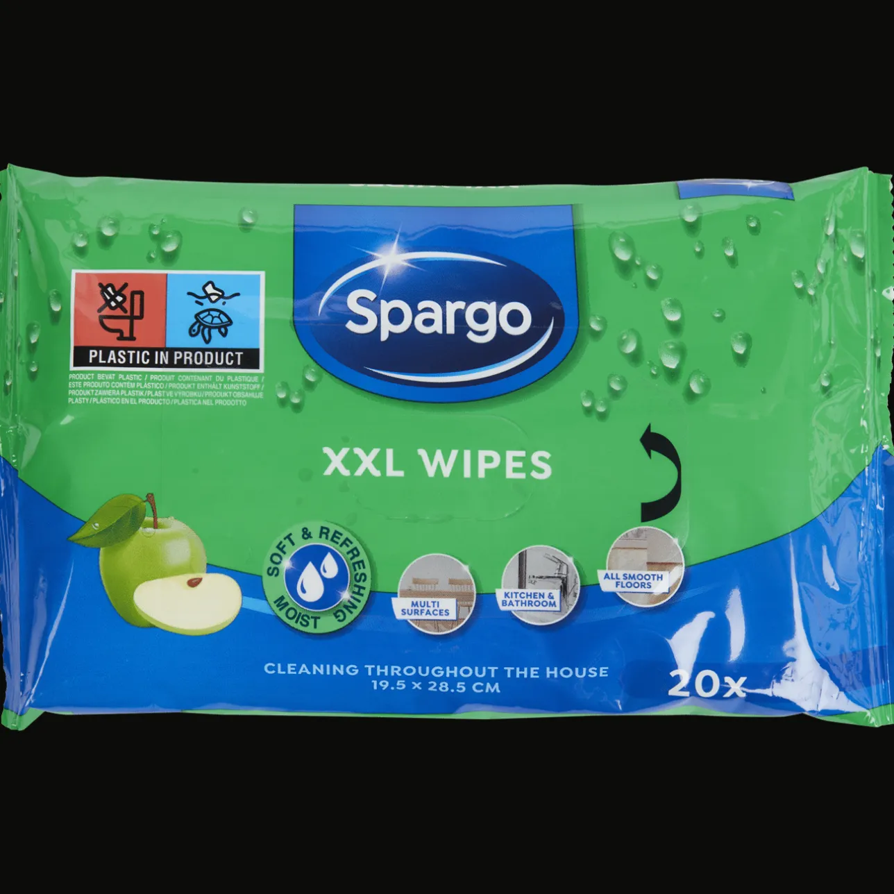 Spargo vochtige schoonmaakdoekjes XXL> Schoonmaakartikelen