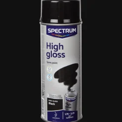 Spectrum hoogglans spuitverf zwart> Verf