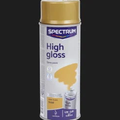 Spectrum hoogglans spuitverf goud> Verf