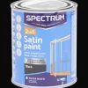 Spectrum 2-in-1 satijnglans verf Zwart> Verf
