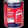 Spectrum 2-in-1 zijdeglans houtlak wit> Verf