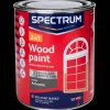 Spectrum 2-in-1 zijdeglans houtlak antraciet> Verf