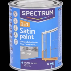 Spectrum 2-in-1 zijdeglanslak RAL 7036> Verf