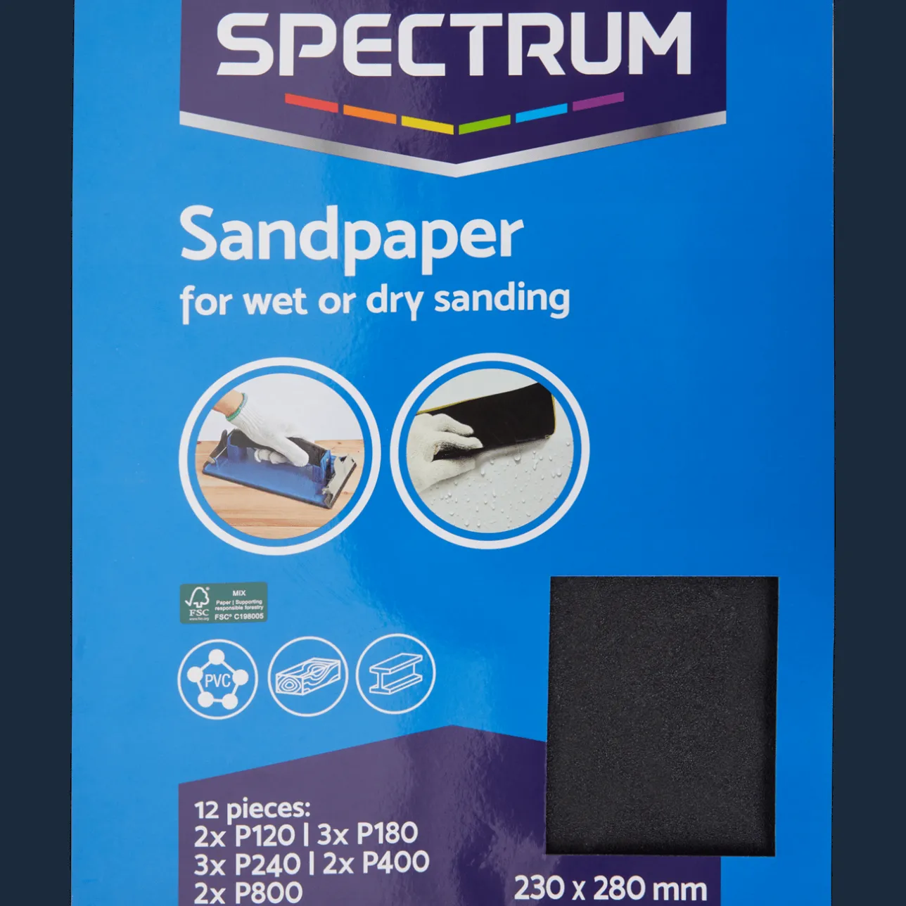 Spectrum schuurpapier> Gereedschap