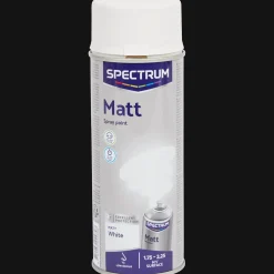 Spectrum spuitverf mat wit> Verf