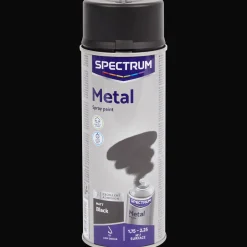 Spectrum spuitverf voor metaal mat zwart> Verf
